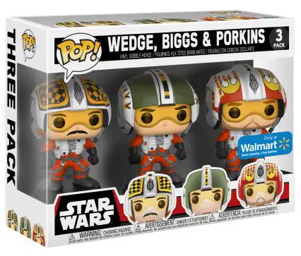 Figurine pop Wedge, Biggs & Porkins - 3 pack - Star Wars 7 : Le Réveil de la Force - 1