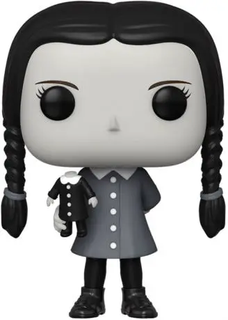 Figurine pop Wednesday Addams - Noir & Blanc - La Famille Addams - 2