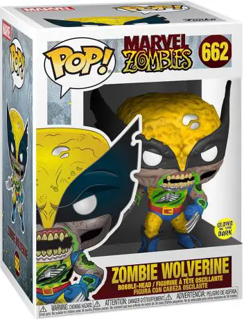 Figurine pop Wolverine en Zombie - Brillant dans le noir - Marvel Zombies - 1