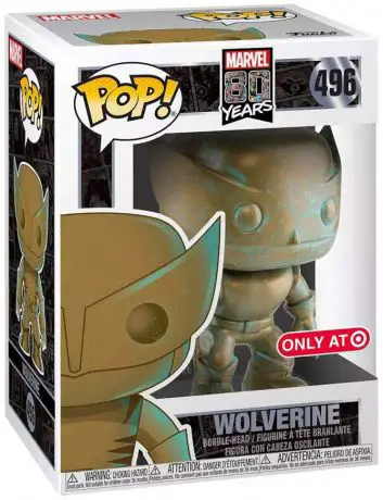 Figurine pop Wolverine - Patine - Marvel 80 ans - 1