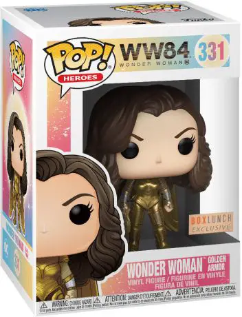 Figurine pop Wonder Woman Amure en Or - Métallique - Wonder Woman 1984 - WW84 - 1