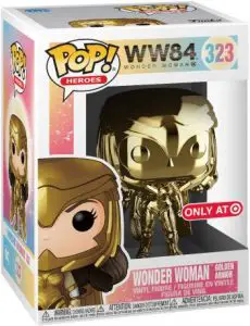 Figurine Wonder Woman Armure en Or – Chromé Or – Wonder Woman 1984 – WW84- #323