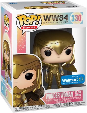 Figurine pop Wonder Woman Armure en Or - Métallique - Wonder Woman 1984 - WW84 - 1