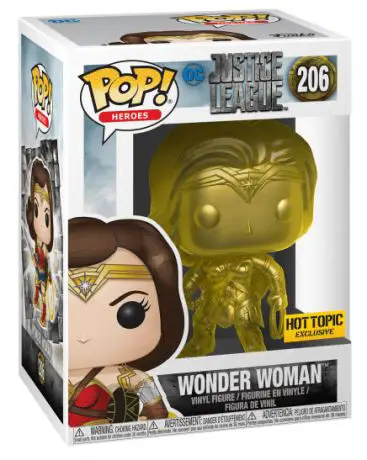 Figurine pop Wonder Woman - Or - Justice League - 1