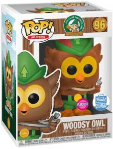 Figurine Woodsy Owl – Floqué – Icônes de Pub- #96