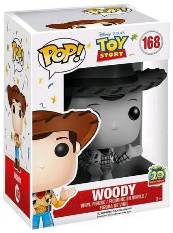 Figurine pop Woody - Noir & Blanc - Toy Story - 1