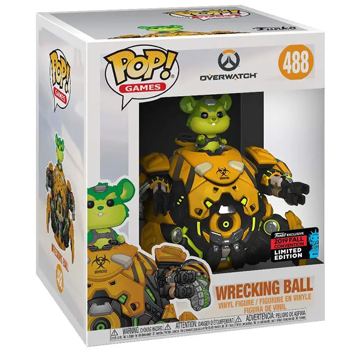 Figurine pop Wrecking Ball Biohazard - Overwatch - 2