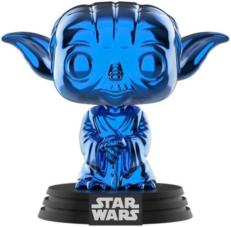 Figurine pop Yoda - Chromé Bleu - Star Wars : The Clone Wars - 2
