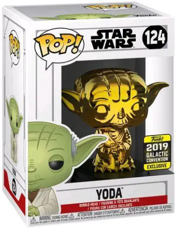 Figurine pop Yoda - Chromé Or - Star Wars : The Clone Wars - 1