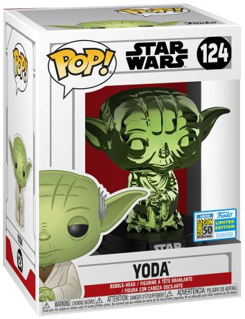 Figurine pop Yoda - Chromé Vert - Star Wars : The Clone Wars - 1