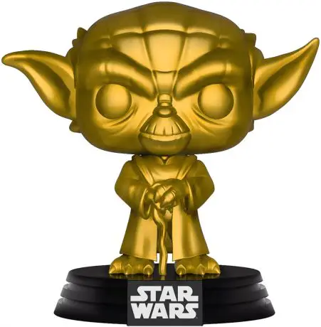 Figurine pop Yoda - Métallique Or - Star Wars Exclusivité Walmart - 2