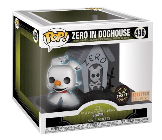 Figurine pop Zero dans niche - Brillant dans le noir - L'Etrange Noël De Mr Jack - 1