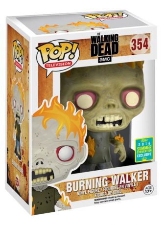 Figurine pop Zombie en train de Brûler - The Walking Dead - 1